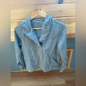 Prana long sleeve hooded top